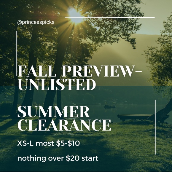 Unlisted closet clearout LIVE Sunday, 1/19 Variety of items and sizes - Picture 3 of 5